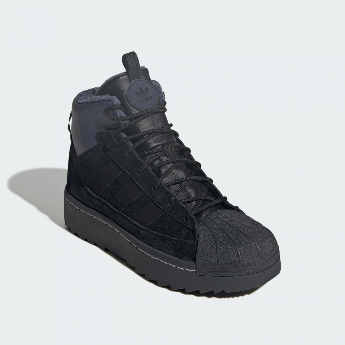 Черевики підліткові SUPERSTAR WINTER TREK J JQ0346 Adidas 5,5 (38,5) Чорний JQ0346