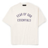 Футболка Fear of God Essentials Jersey Crewneck Tee 'Shell' 125BT244192F