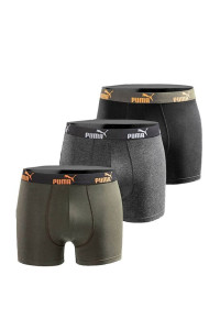 Труси Puma Tripack Boxers Cotton Stretch 100003547-003 Труси Puma Tripack Boxers Cotton Stretch 100003547-003