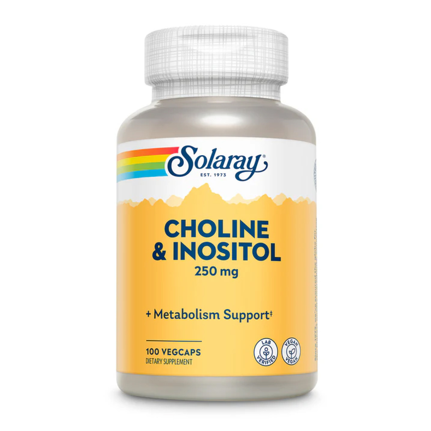Капсули Solaray Choline & Inositol - 100 vcaps 2023-10-2386