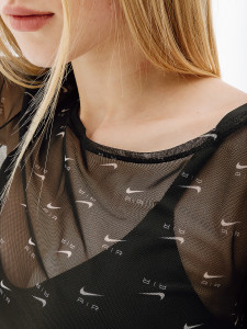 Сукня Nike W NSW AIR AOP MESH LS DRESS DV8249-010