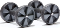 Ролики для пресу Adidas Core Rollers чорний Уні One Size ADAC-11604GR