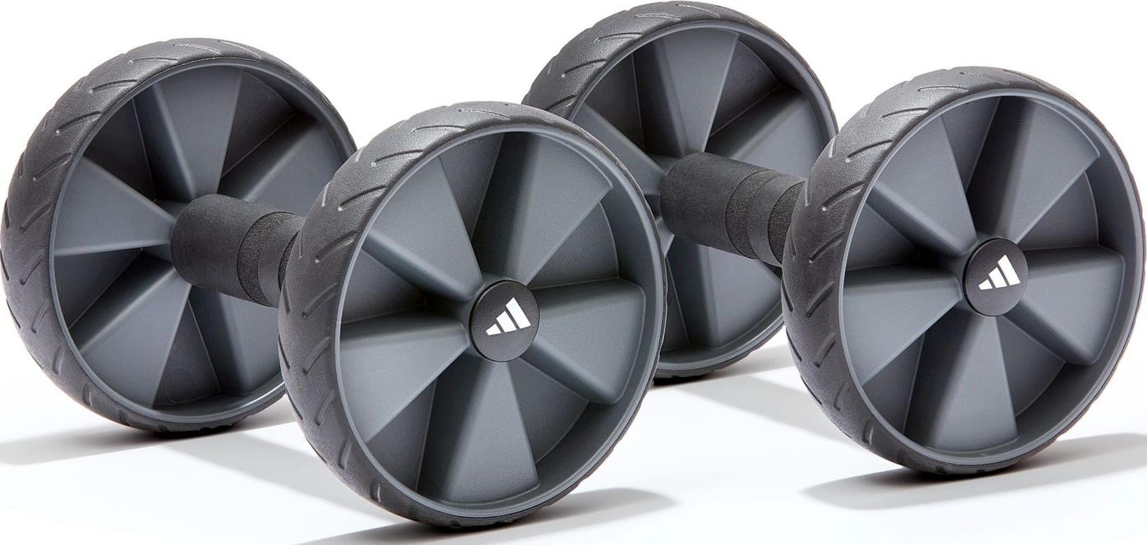 Ролики для пресу Adidas Core Rollers чорний Уні One Size ADAC-11604GR