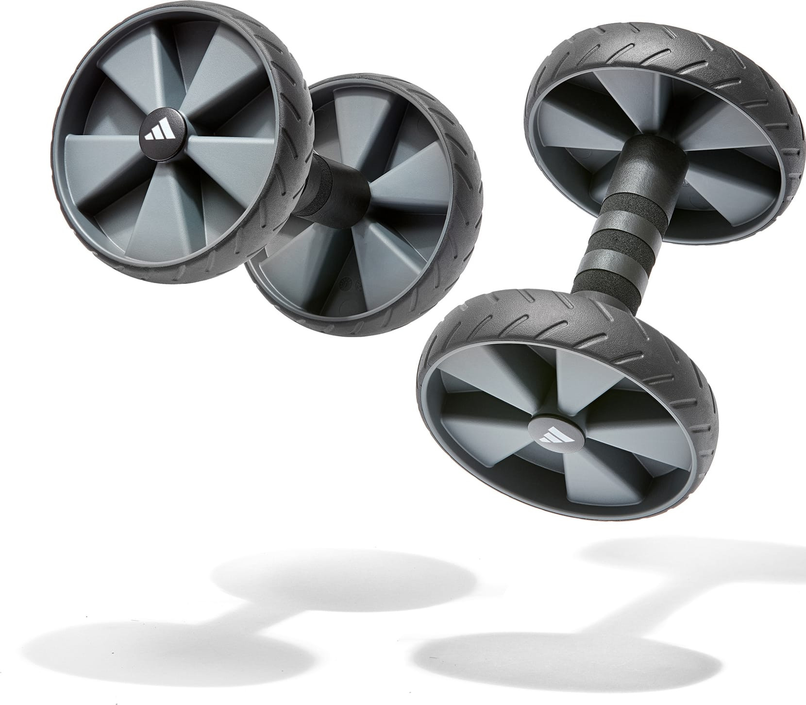 Ролики для пресу Adidas Core Rollers чорний Уні One Size ADAC-11604GR