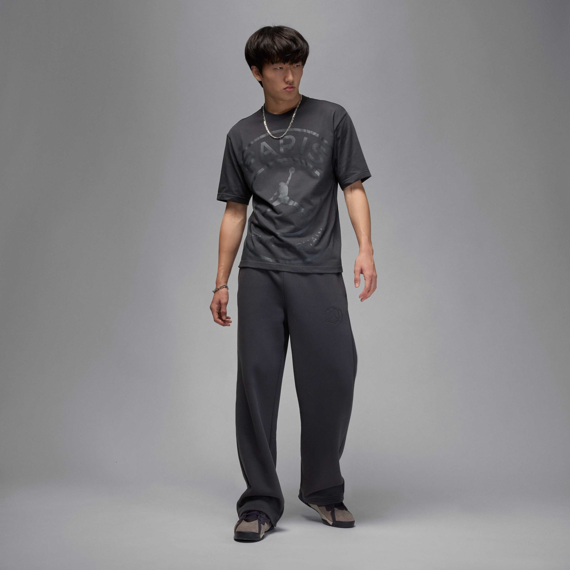 Футболка Air Jordan Psg Ss Logo Grey HV3411-060