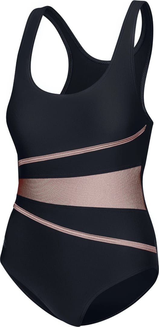 Купальник закритий для ок AqUnder Armour Speed Swimsuit STELLA LADY 62956 чорний, золотистий 36 (299 299-07