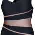 Купальник закритий для ок AqUnder Armour Speed Swimsuit STELLA LADY 62956 чорний, золотистий 36 (299 299-07