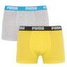 Труси-боксери Puma BASIC BOXER 2P сірий, жовтий Чол XL 521015001-006