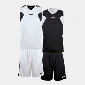Баскетбольна форма двостороння чорно-біла Joma BASKET 1184.001 1184.001