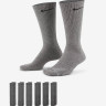 Шкарпетки Nike U NK ED PLS CSH CRW 6PR - 132 сірий Чол 38-42 SX6897-065