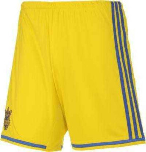 Шорти спортивні ігрові Adidas FFU Збірній України з футболу D83972