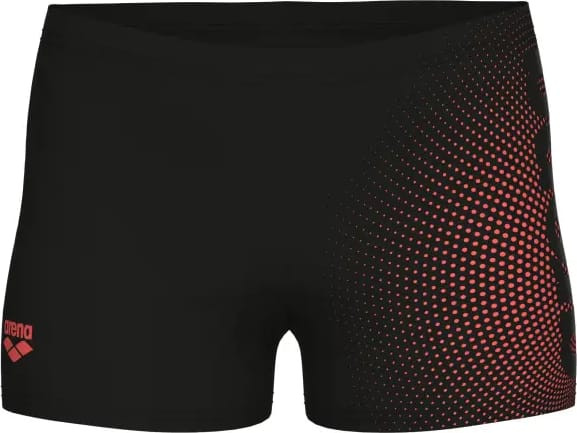 Шорти для плавання для хлопчиків Arena DIM LIGHT SWIM SHORT чорний, кораловий дитячий 152 см (008147 008147-504