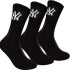 Шкарпетки New York Yankees 3 pk Crew чорний Уні 31-34 15100002-1002
