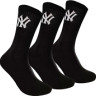 Шкарпетки New York Yankees 3 pk Crew чорний Уні 31-34 15100002-1002