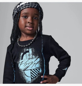 Лосини дитячі Air Jordan Brooklyn Fleece Light Blue 25C791-F08