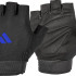 Рукавиці для тренінгу Adidas Essential Adjustable Gloves чорний, синій L (ADGB-12435-NL) ADGB-12435-NL Рукавиці для тренінгу Adidas Essential Adjustable Gloves чорний, синій L (ADGB-12435-NL) ADGB-12435-NL