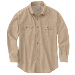 Сорочка Carhartt Loose Fit Chambray Long Sleeve Button Down Shirt gray TW4368