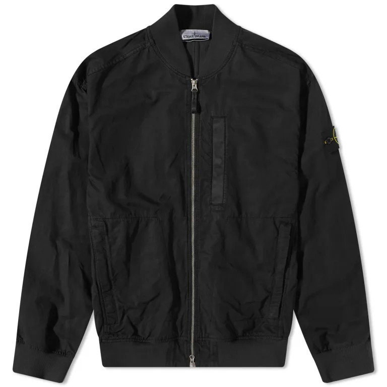 Куртка STONE ISLANDLogo Patch Zip up Bomber Jacket 'Black 781542629 V0029