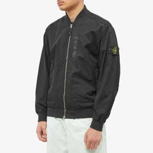 Куртка STONE ISLANDLogo Patch Zip up Bomber Jacket 'Black 781542629 V0029