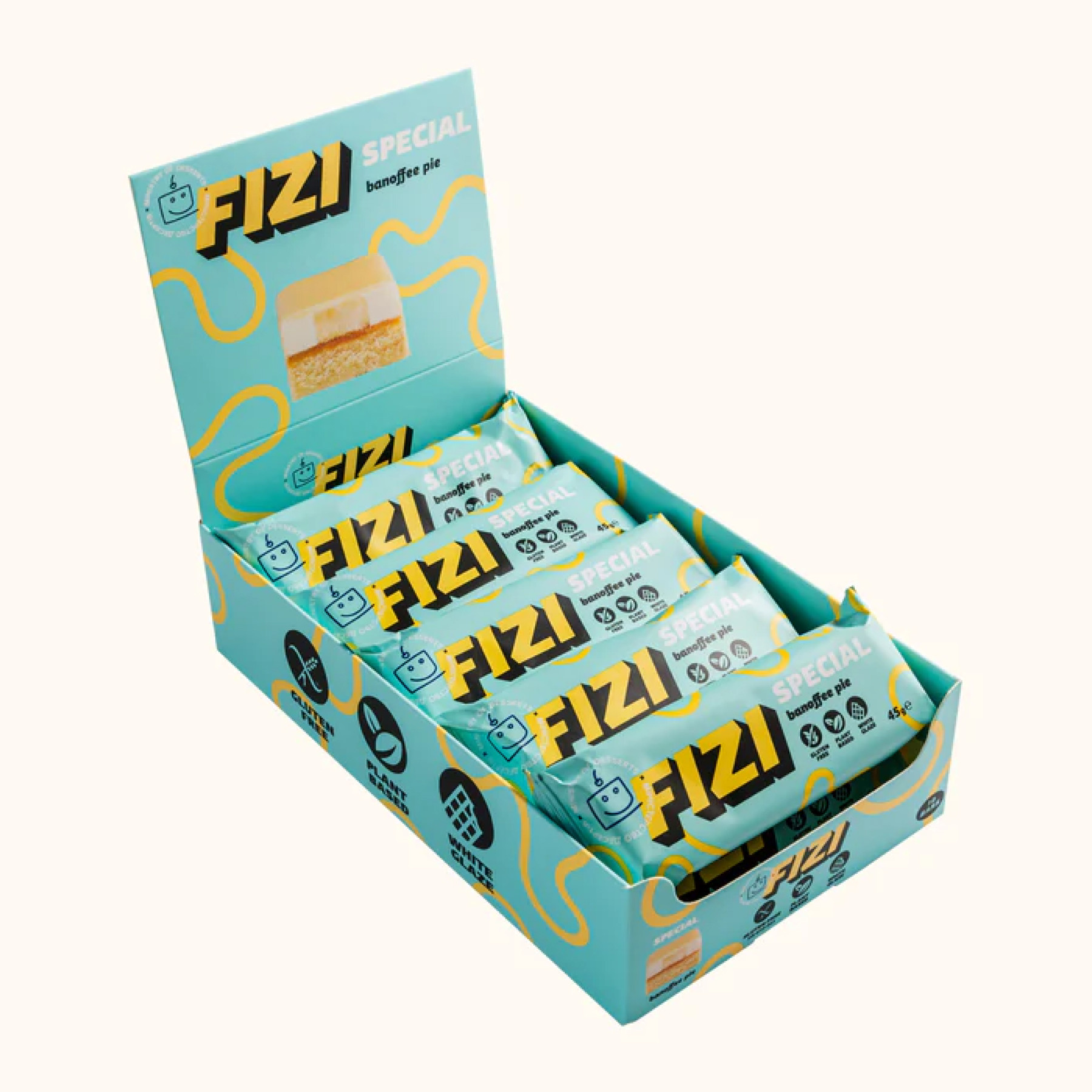 Батончик FIZI Banoffee Pie - 10x45g 2023-10-4640