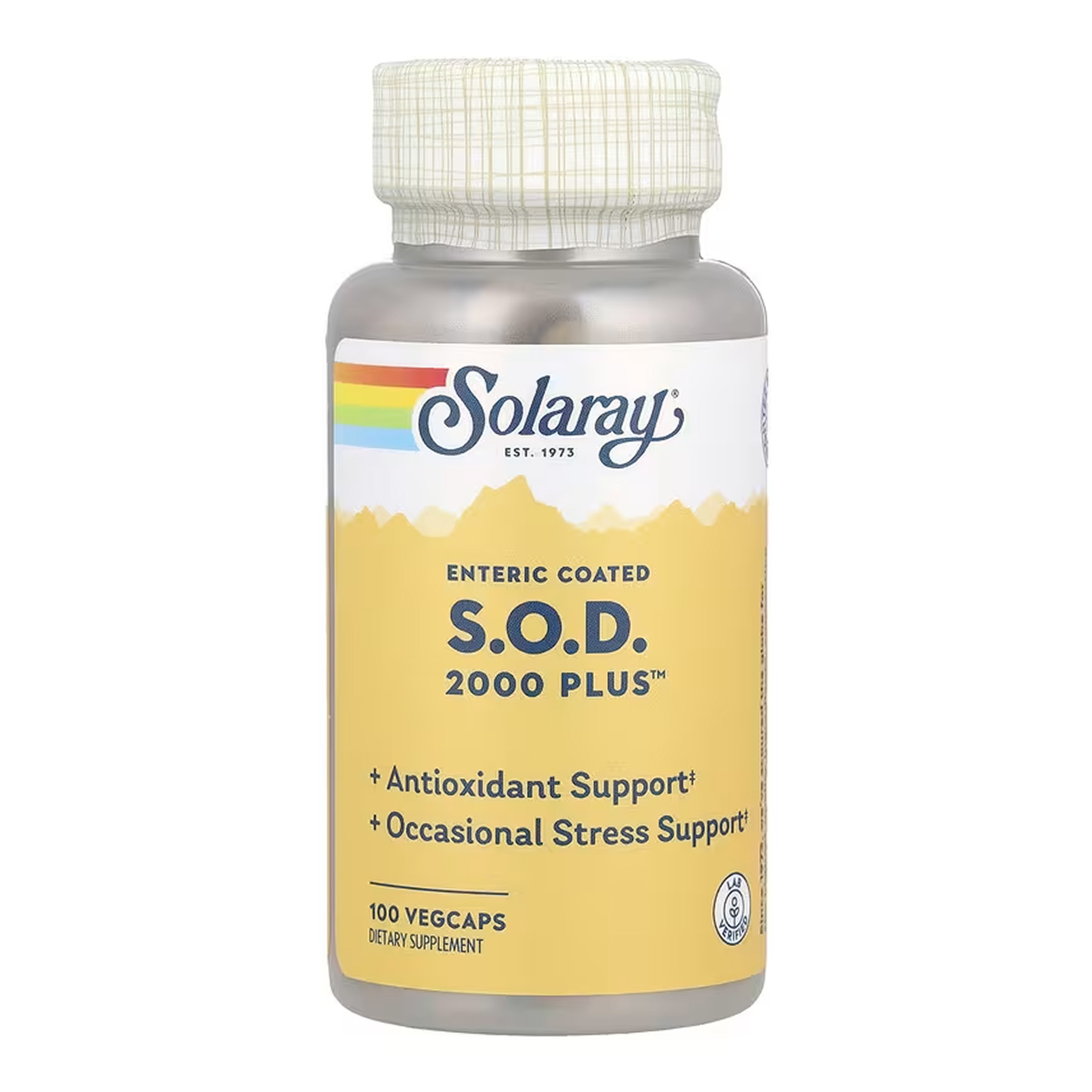 Капсули Solaray SOD 2000 Plus 400mg - 100 vcaps 2023-10-6760