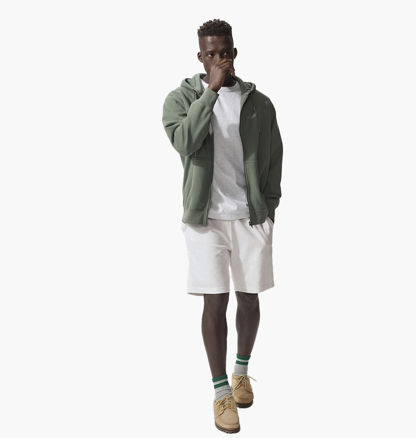 Шорти чоловічі Uniqlo Cotton Easy Shorts Grey 474127-01 L 474127-01