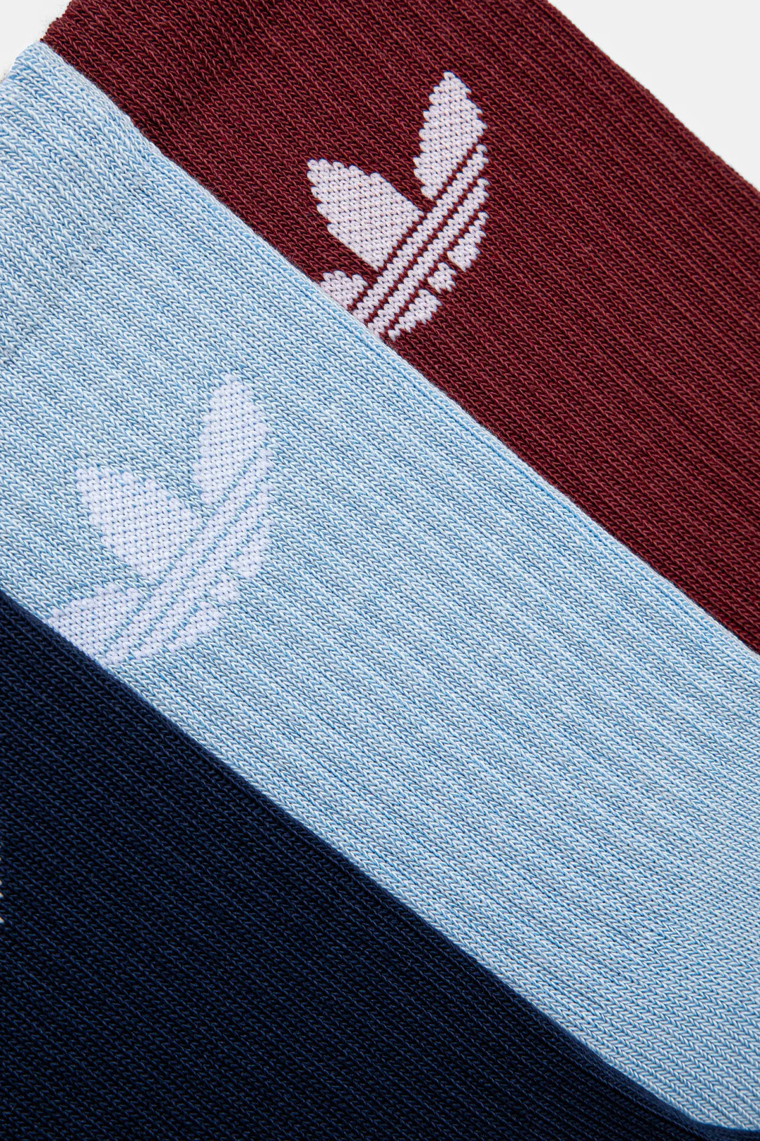 Шкарпетки Adidas TR CREW S 6P зелений, білий, блакитний, чорний, темно-зелений, бордовий Уні L (43-4 JI9504