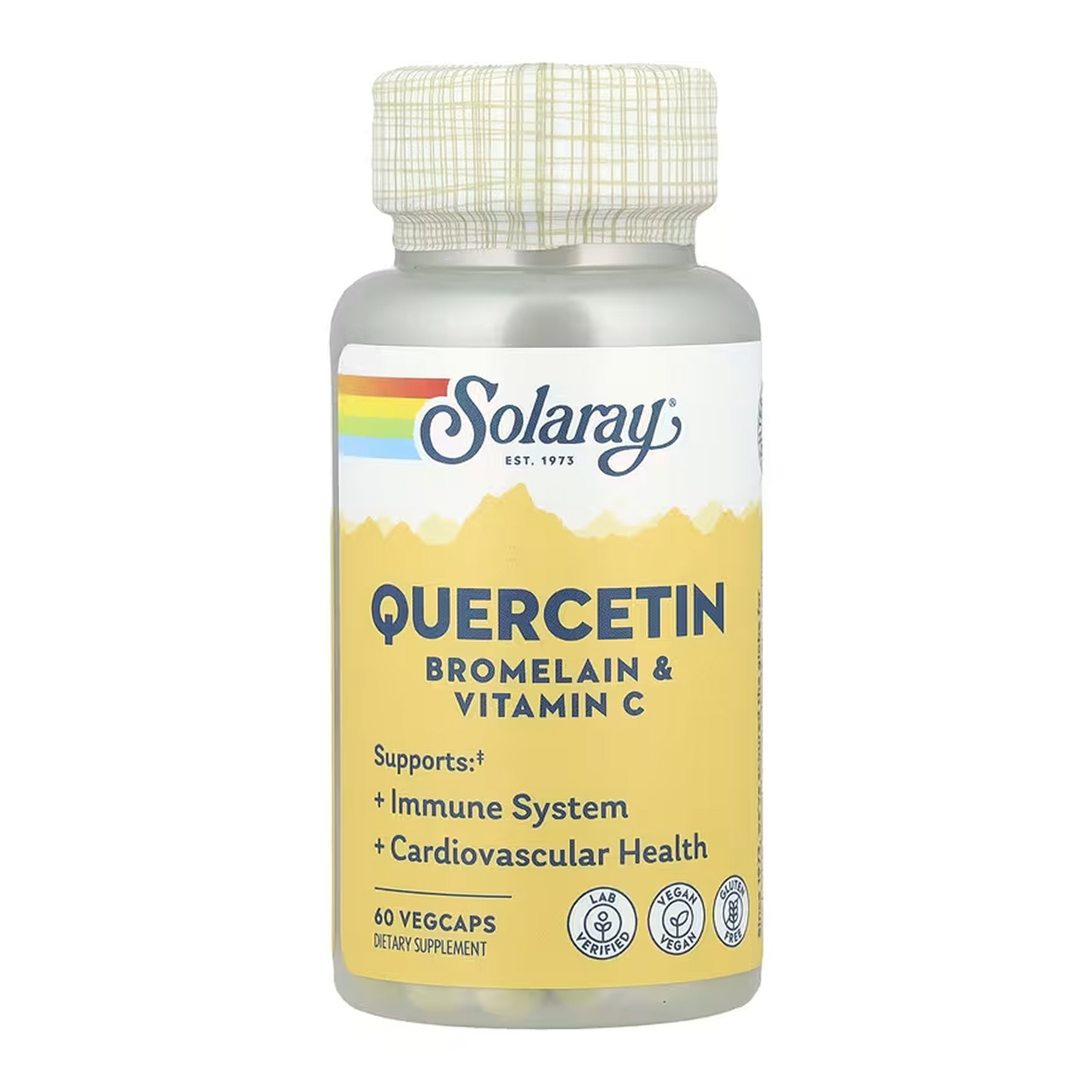 Капсули Solaray Quercetin Bromelain & Vitamin C - 60 vcaps 2023-10-6745