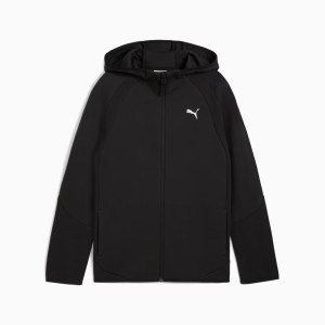 Худі підліткове EVOSTRIPE Full-Zip Hoodie 68886301 Puma 140 Чорний 68886301