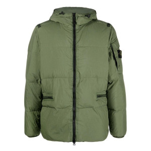 Пуховик STONE ISLAND CRINKLE REPS DOWN JACKET GREEN 771540223 V0058