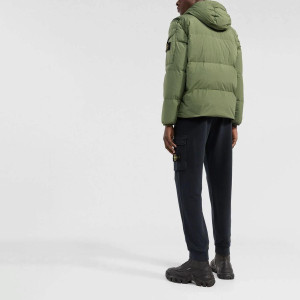 Пуховик STONE ISLAND CRINKLE REPS DOWN JACKET GREEN 771540223 V0058
