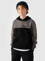 Джемпер флісовий дитячій SWEATSHIRT M1222 4FJWAW24TSWSM1222-20S 4F 122 Чорний 4FJWAW24TSWSM1222-20S
