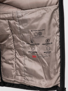 Жилетка lightweight vest 1031473-29999 Tom Tailor M Чорний 1031473-29999