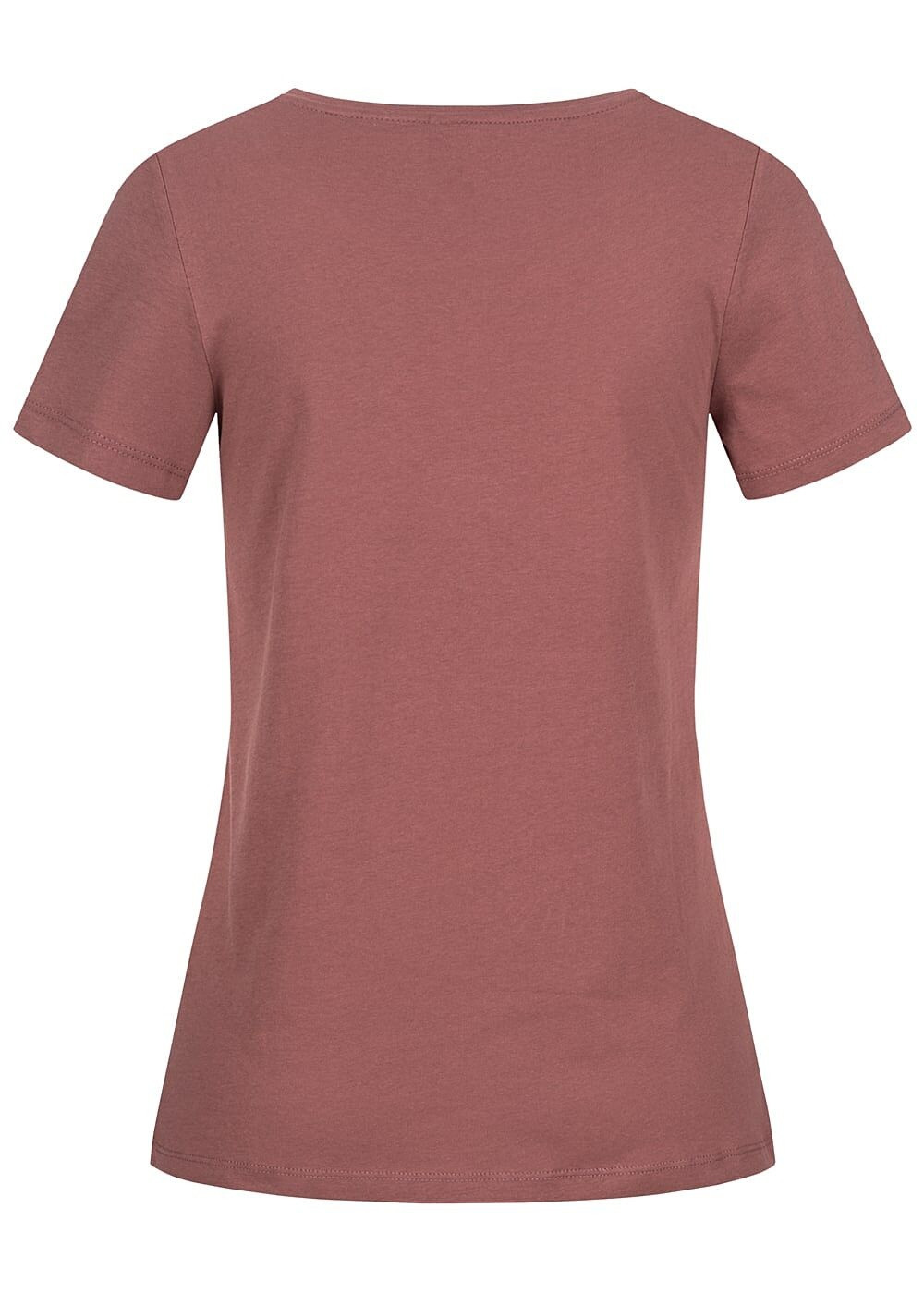 Футболка ONLKITA LIFE FEATHER S/S T-SHIRT CS JRS 15248950-Rose Brown ONLY L Розовий 15248950-Rose Brown-Print