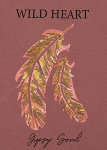 Футболка ONLKITA LIFE FEATHER S/S T-SHIRT CS JRS 15248950-Rose Brown ONLY L Розовий 15248950-ROSE BROWN-PRINT