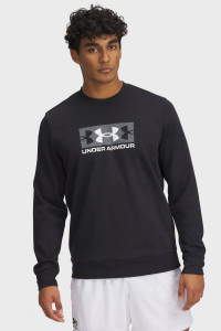 Світшот UA Rival Terry Logo Crew 1390140-001 Under Armour L Чорний 1390140-001