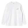 Футболка Carhartt WIP L/S American Script T-Shirt I029955-02XX