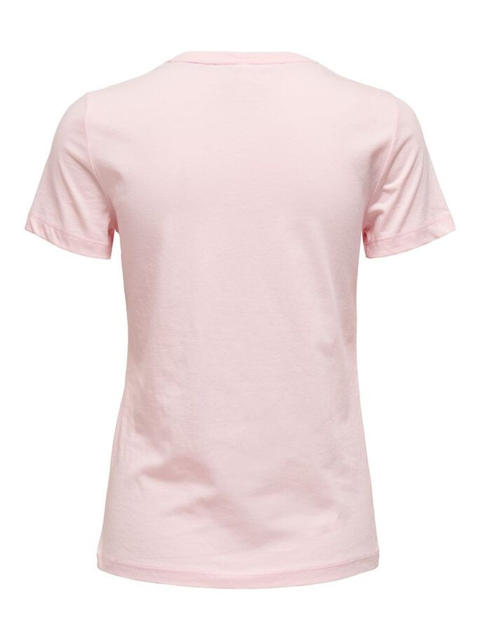 Футболка ONLKITA LIFE REG S/S STATEMENT TOP JRS 15225849 Ballerina ONLY S Кремовий 15225849Ballerina