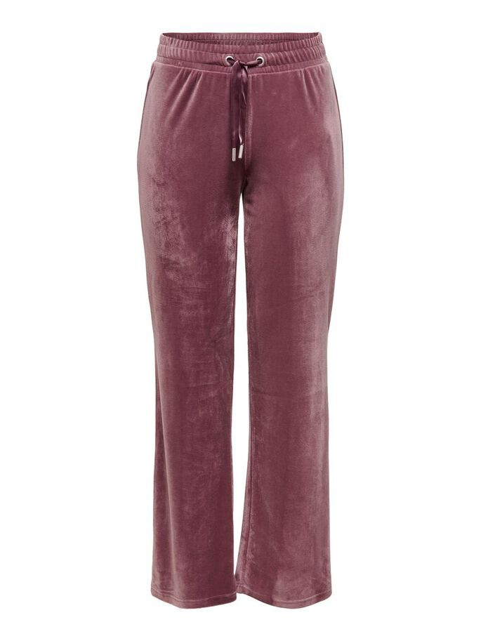 Штани ONLLAYA SWEET FLARED VELVET PANT SWT 15237770-Rose Brown ONLY M Розовий 15237770-Rose Brown
