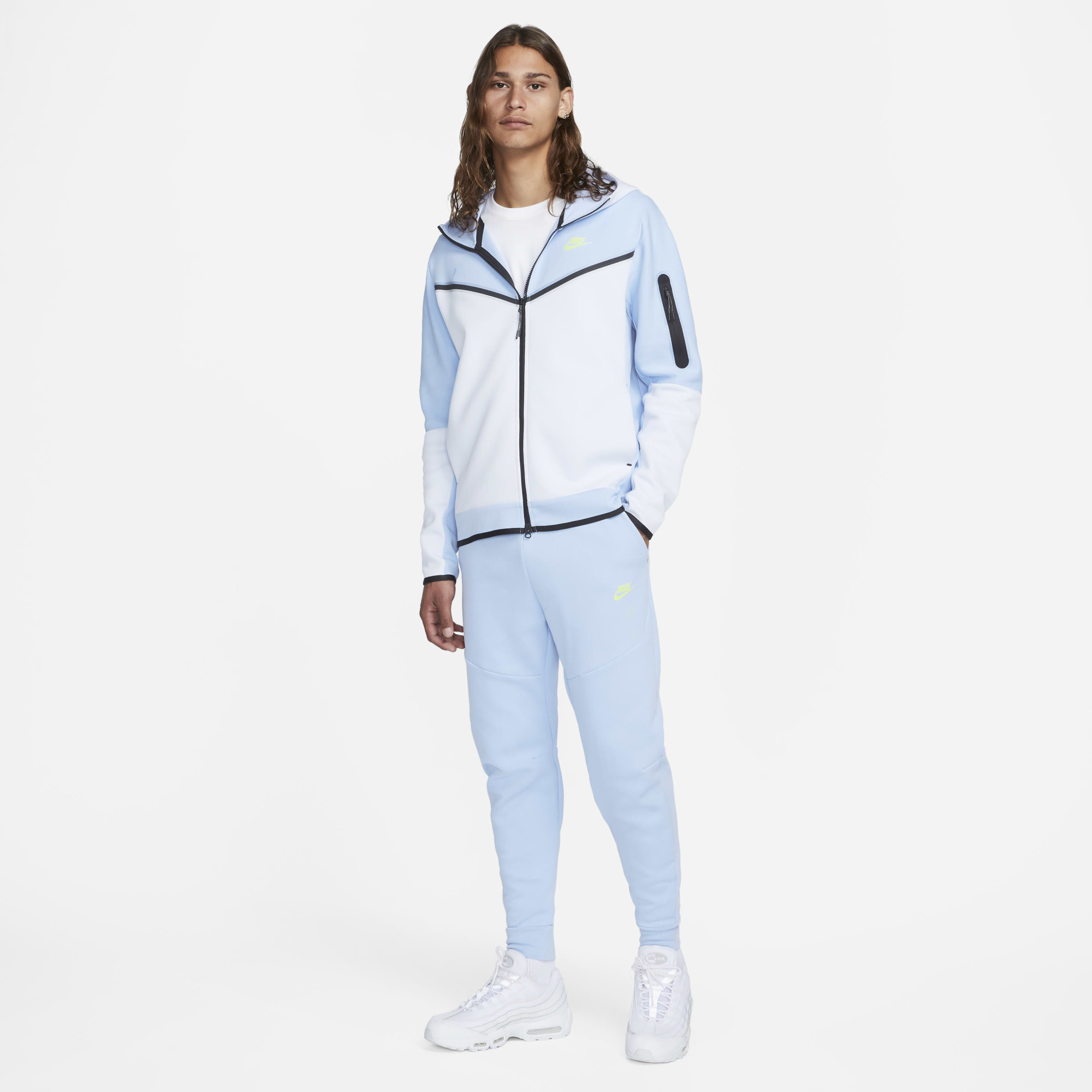 Штани чоловічі Nike Tech Fleece Jogger Light Blue Dv0538-479 DV0538-479
