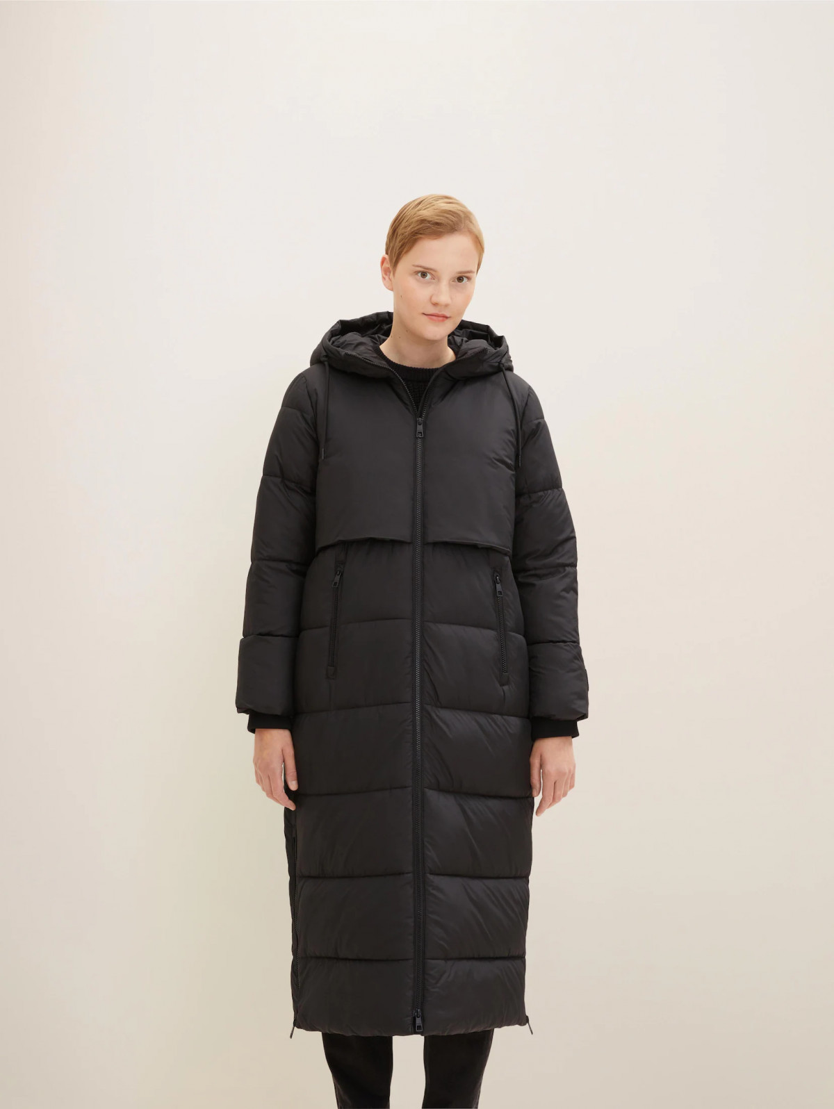 Куртка arctic puffer coat 1032690-14482 Tom Tailor L Чорний 1032690-14482