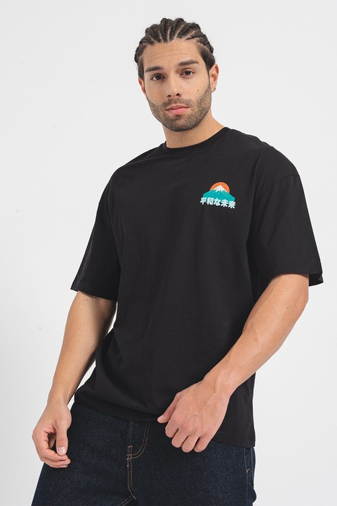 Футболка Jack & Jones JORMELLOW TEE SS CREW NECK ZCPH 12255692-Black