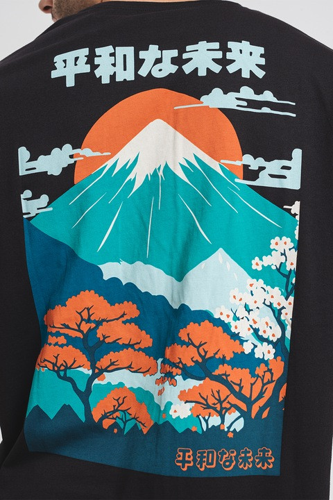 Футболка Jack & Jones JORMELLOW TEE SS CREW NECK ZCPH 12255692-Black