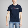 Футболка 12137126Navy Jack&Jones L Темно-синій 12137126NAVY