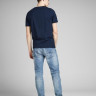 Футболка 12137126Navy Jack&Jones L Темно-синій 12137126NAVY