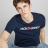Футболка 12137126Navy Jack&Jones L Темно-синій 12137126NAVY