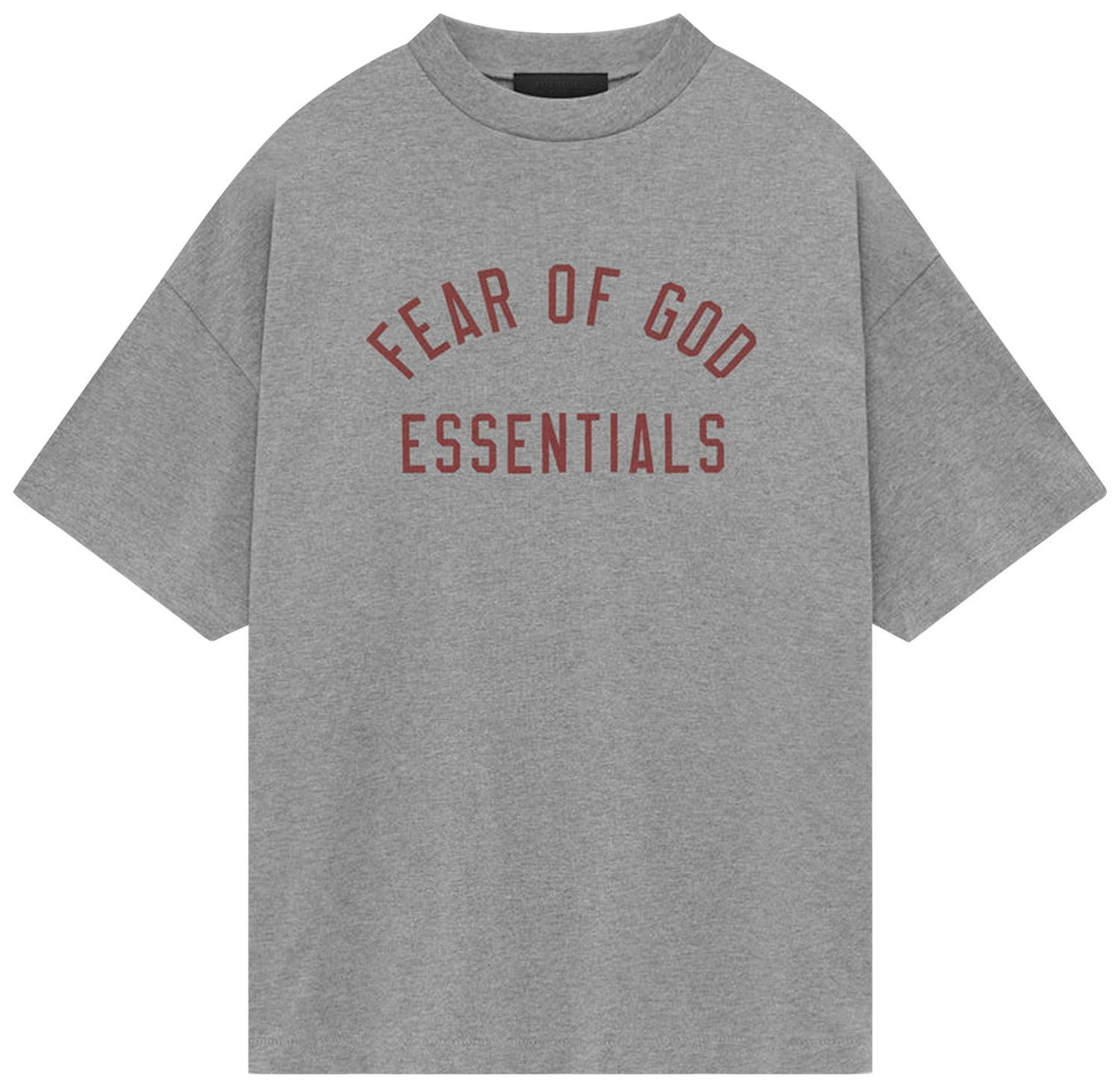 Футболка Fear of God Essentials Jersey Crewneck Tee 'Dark Heather' 125BT244191F