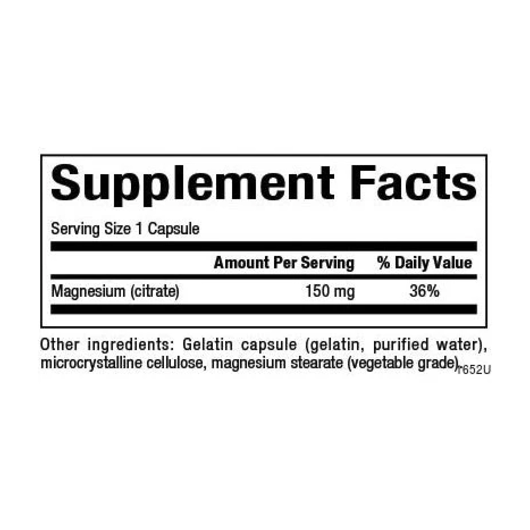 Капсули Natural Factors Magnesium Citrate 150mg - 90 caps 2023-10-3823