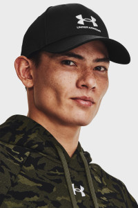 Кепка UA Men's Sportstyle Lockup Adj чорний Чол OSFM 1381645-001