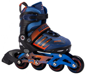 Ролики Zetra Blue Maraton S (31-34) Темно-синій ZETRA BLUE